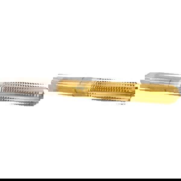 M5x0.80 Bottoming RH D2 TiN High Speed Steel 4-Flute Straight Flute Hand Tap