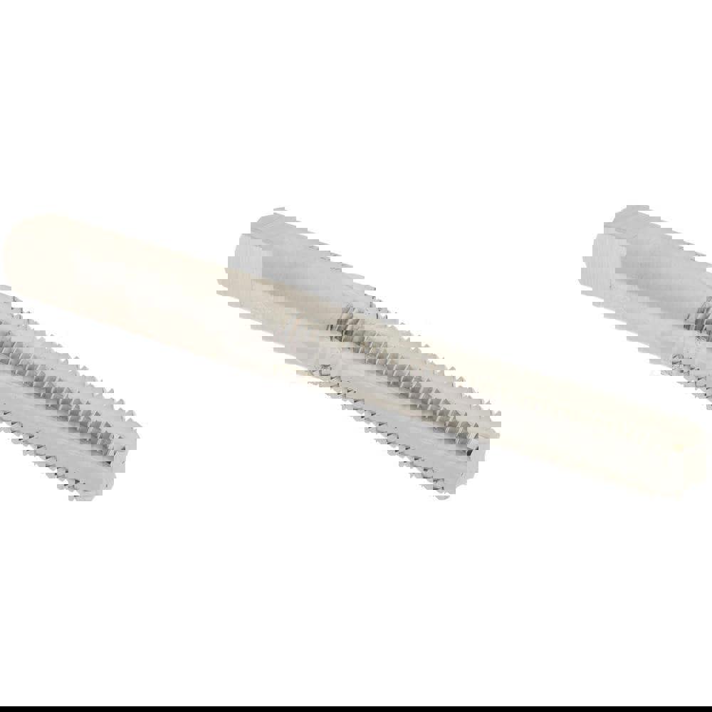 Straight Flute Tap: M7x1.00 Metric Coarse, 4 Flutes, Bottoming, High Speed Steel, Bright/Uncoated