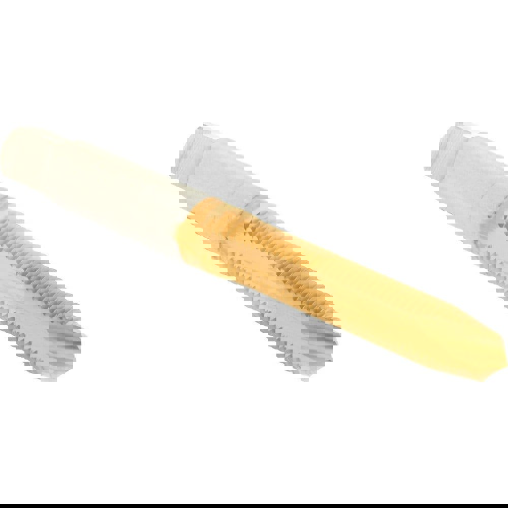 Spiral Point Tap: M7x1.00 Metric Coarse, 2 Flutes, Plug, High Speed Steel, TiN Coated