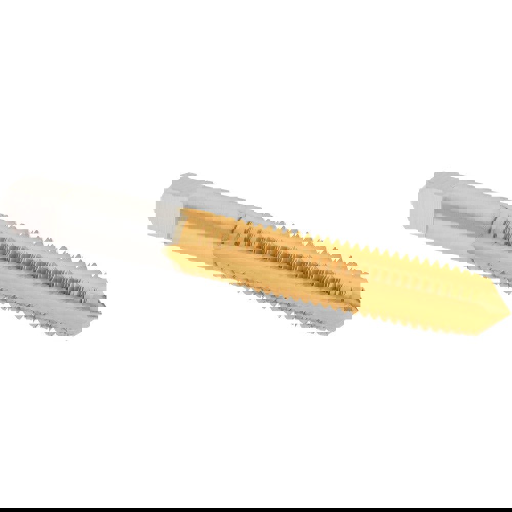 Straight Flute Tap: M10x1.50 Metric Coarse, 4 Flutes, Plug, High Speed Steel, TiN Coated