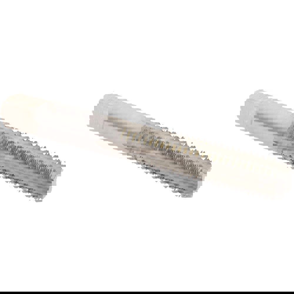 Straight Flute Tap: M10x1.50 Metric Coarse, 4 Flutes, Bottoming, High Speed Steel, Bright/Uncoated