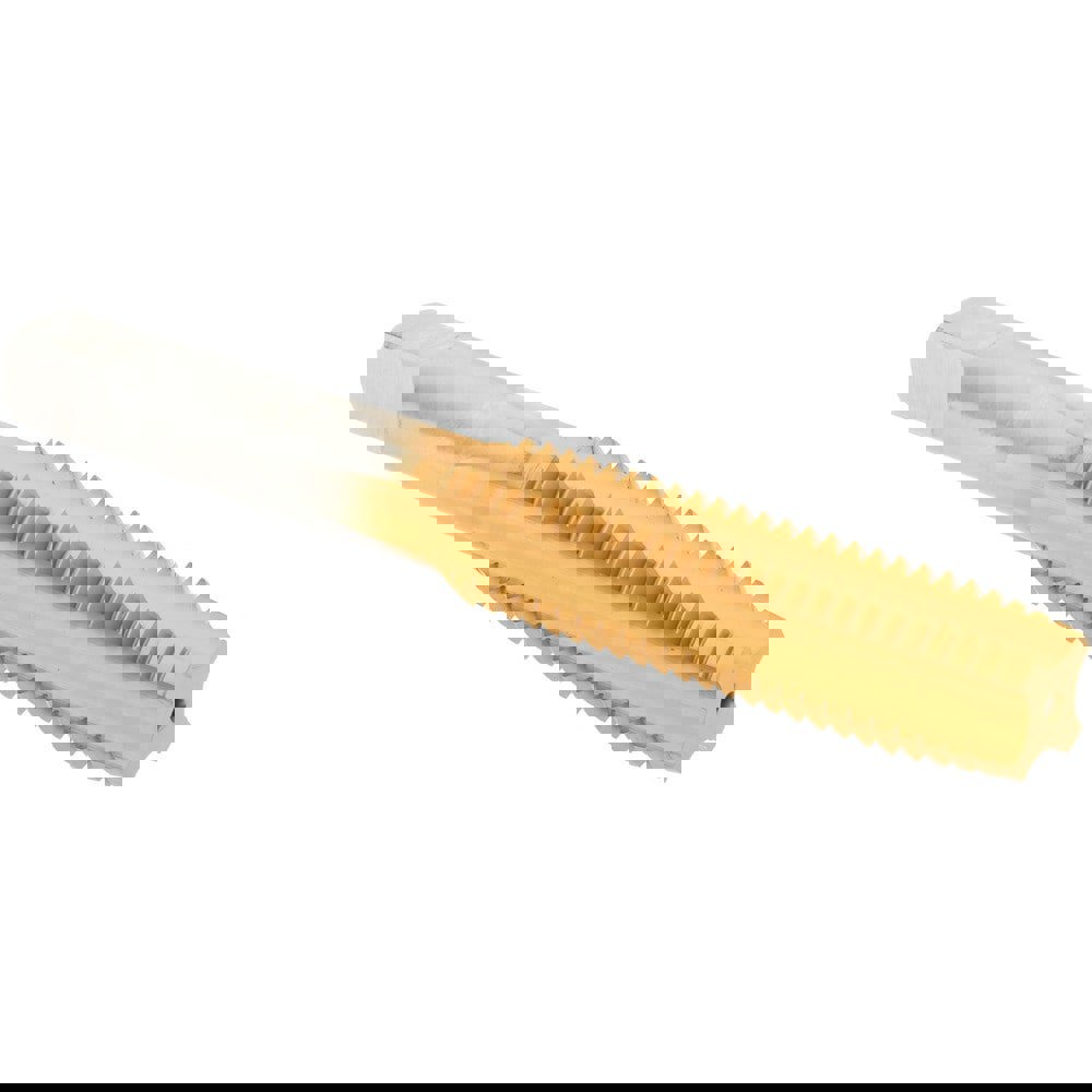 Straight Flute Tap: M12x1.75 Metric Coarse, 4 Flutes, Plug, High Speed Steel, TiN Coated