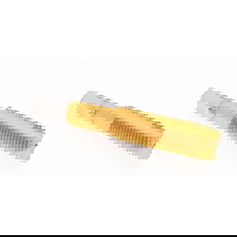 Spiral Point Tap: M14x1.50 Metric Fine, 3 Flutes, Plug, High Speed Steel, TiN Coated