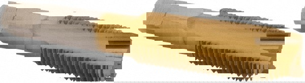 Spiral Point Tap: M16 x 1.5, Metric Fine, 3 Flutes, Plug, High Speed Steel, TiN Finish