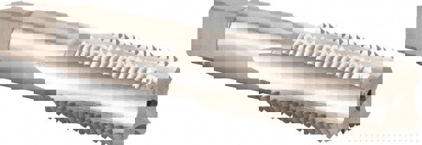 Straight Flutes Tap: Metric Coarse, 4 Flutes, Bottoming, High Speed Steel, Bright/Uncoated