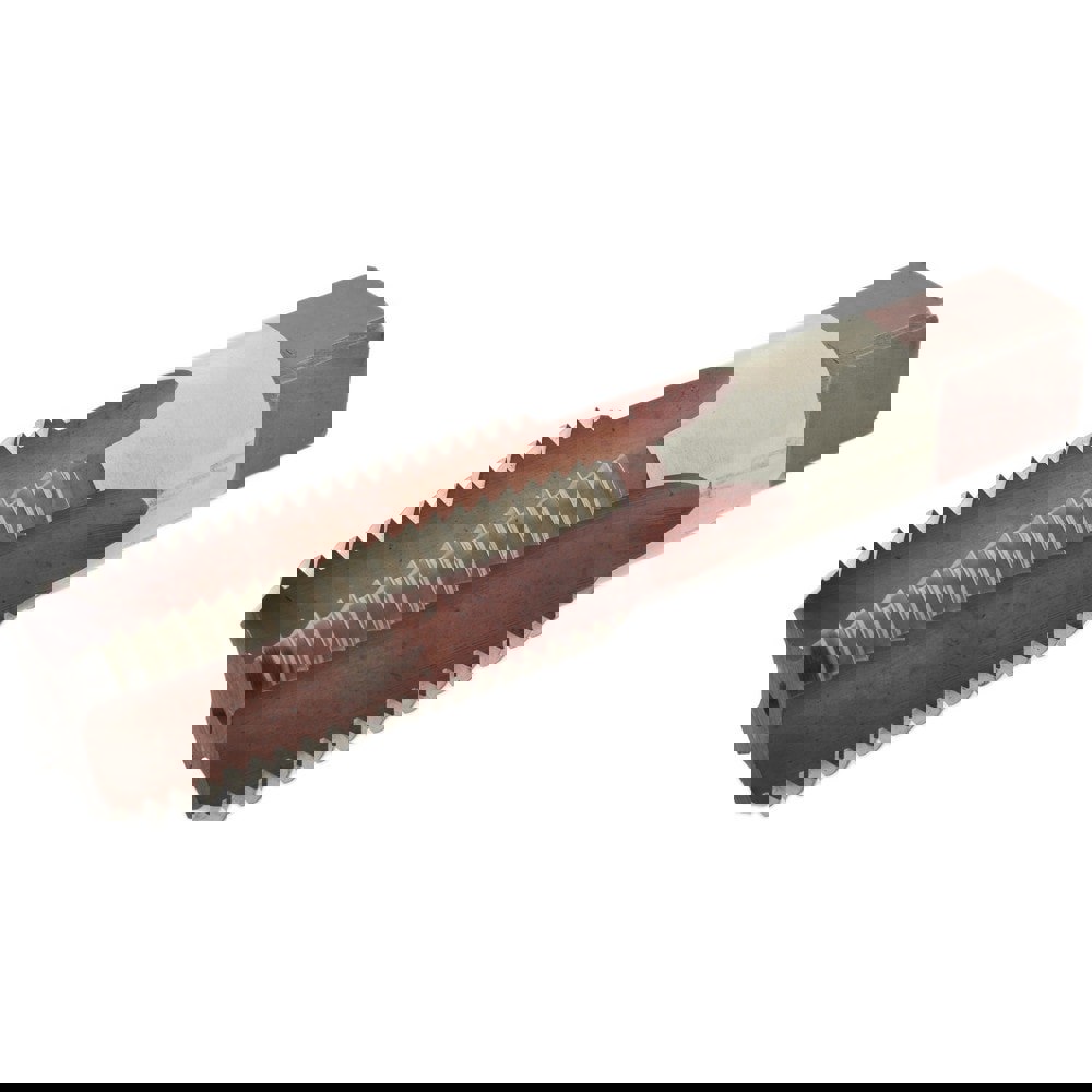 Straight Flute Tap: M27x3.00 Metric Coarse, 4 Flutes, Bottoming, High Speed Steel, Bright/Uncoated