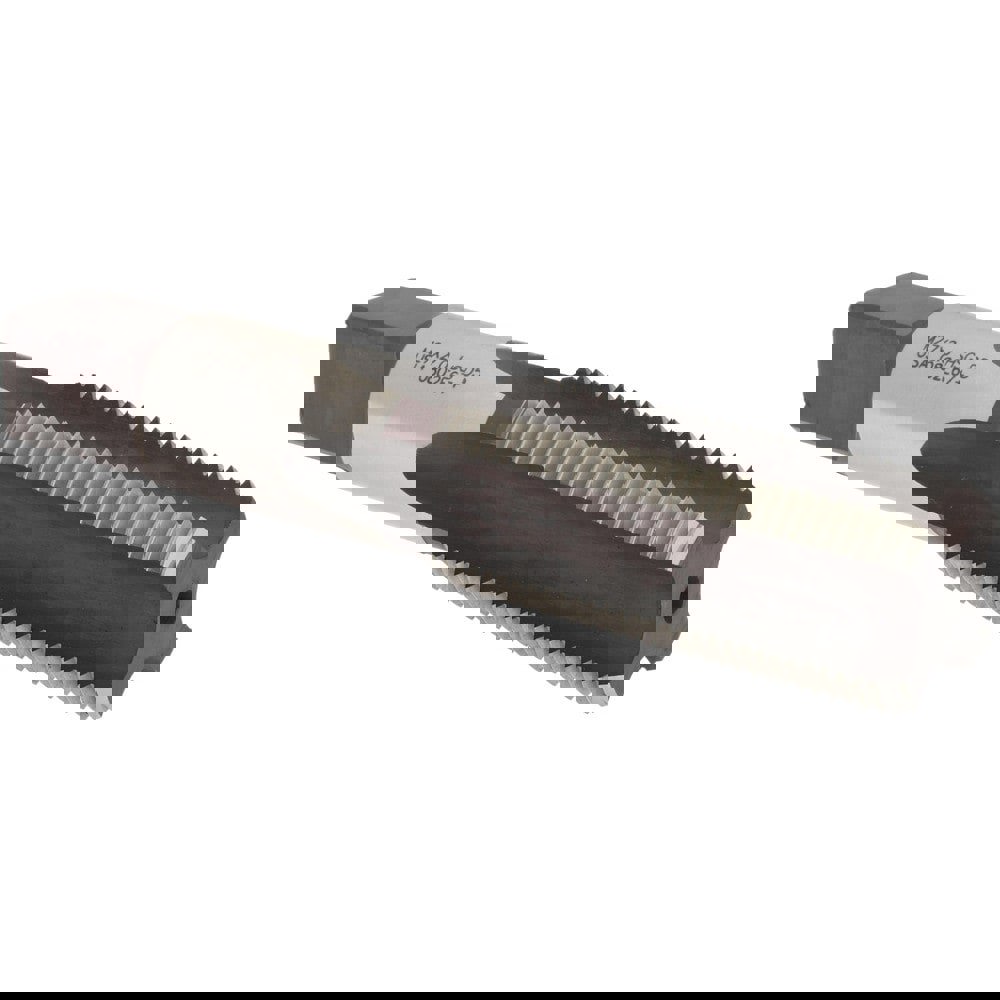 Straight Flutes Tap: Metric Fine, 4 Flutes, Bottoming, High Speed Steel, Bright/Uncoated