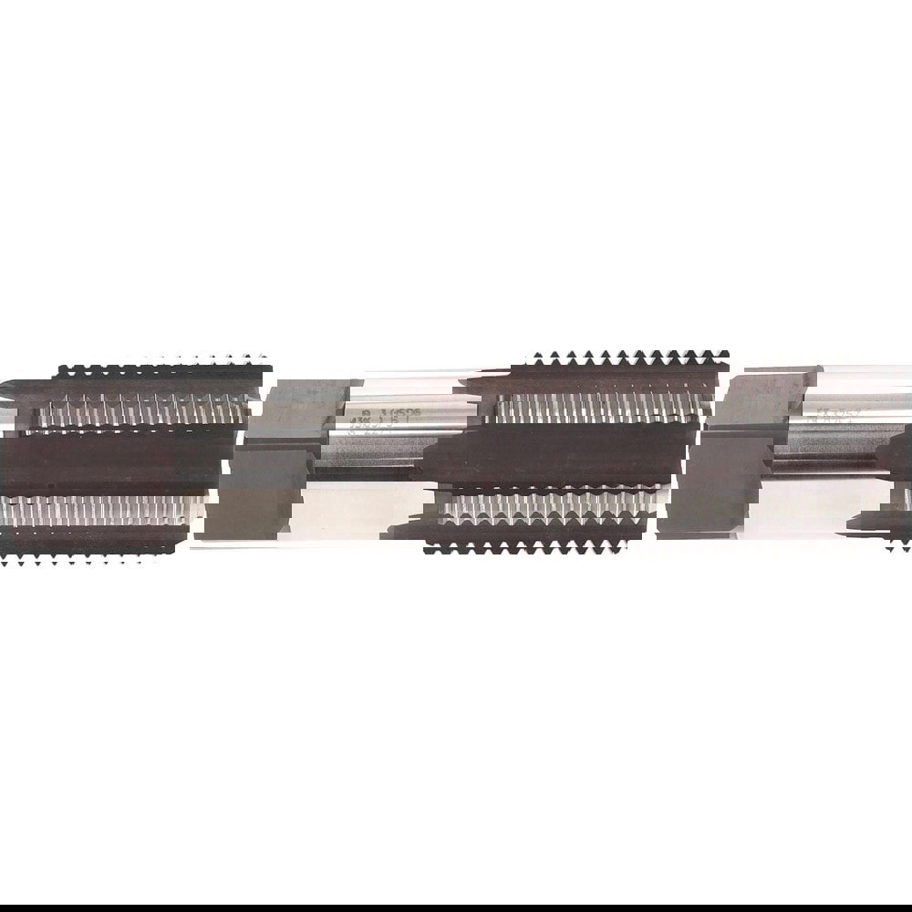 Straight Flutes Tap: Metric Fine, 6 Flutes, Bottoming, High Speed Steel, Bright/Uncoated