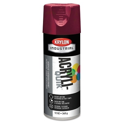 Lacquer Spray Paint: Cherry Red, Gloss, 16 oz