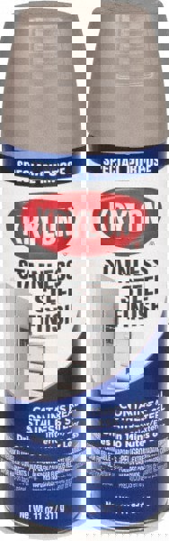 Metallic Spray Paint: Stainless Steel, Flat, 16 oz