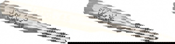 Straight Flute Tap: M2x0.45 Metric Special, 3 Flutes, Plug, High Speed Steel, Bright/Uncoated