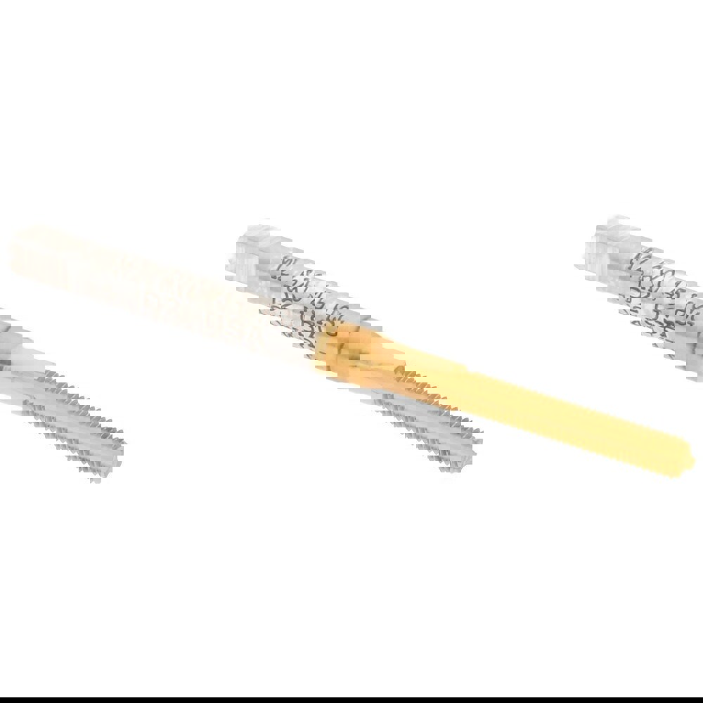 M2.6x0.45 Bottoming RH D2 TiN High Speed Steel 3-Flute Straight Flute Hand Tap