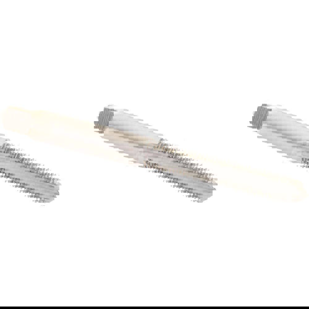 Straight Flute Tap: M6x0.75 Metric Fine, 4 Flutes, Plug, High Speed Steel, Bright/Uncoated