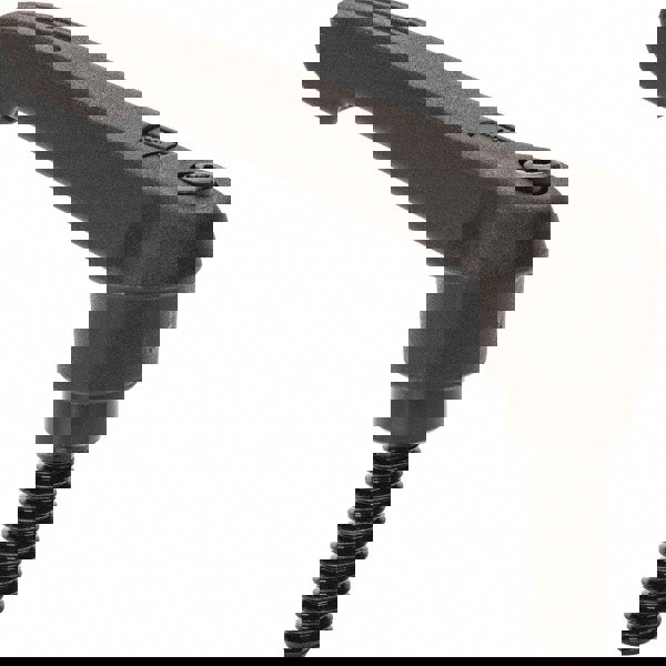 Threaded Stud Adjustable Clamping Handle: M8 x 1.25 Thread, 18 mm Hub Dia, Fiberglass Reinforced Plastic