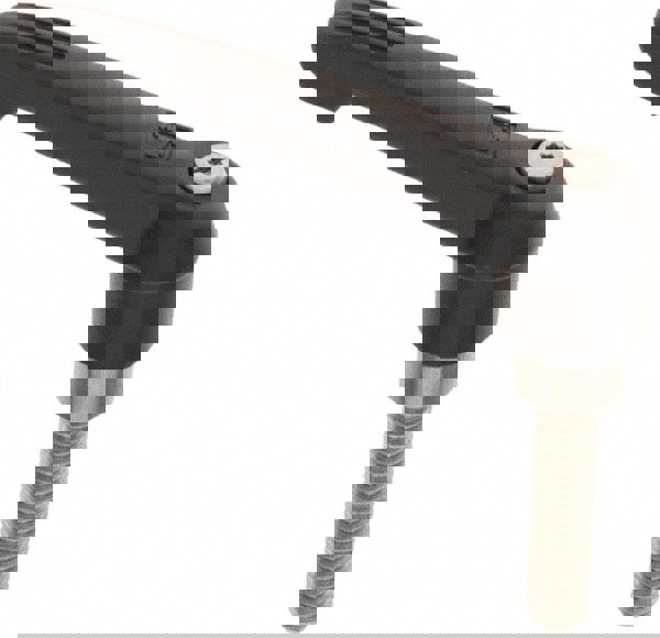 Threaded Stud Adjustable Clamping Handle: 3/8-16 Thread, 0.85