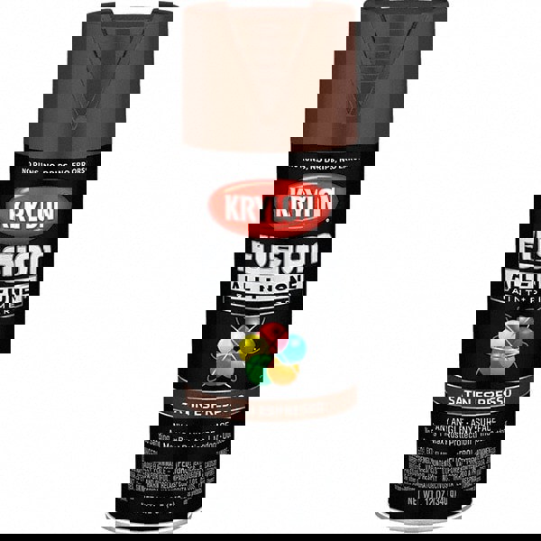 Acrylic Enamel Spray Paint: Espresso, Satin, 12 oz