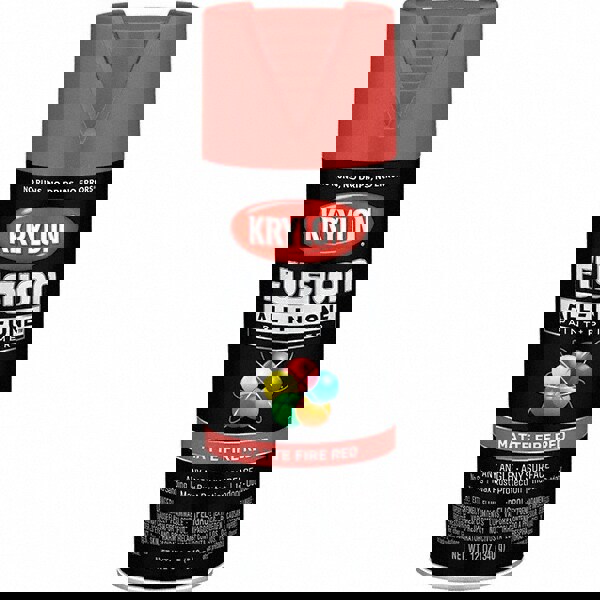 Acrylic Enamel Spray Paint: Fire Red, Ma