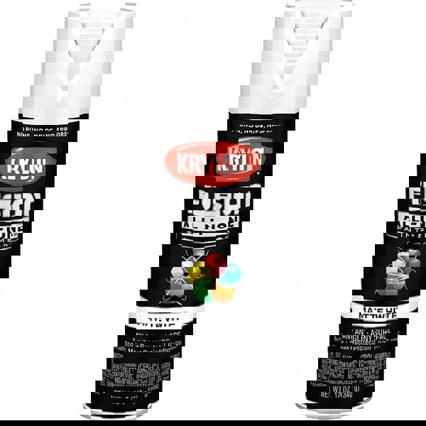 Acrylic Enamel Spray Paint: White, Matte