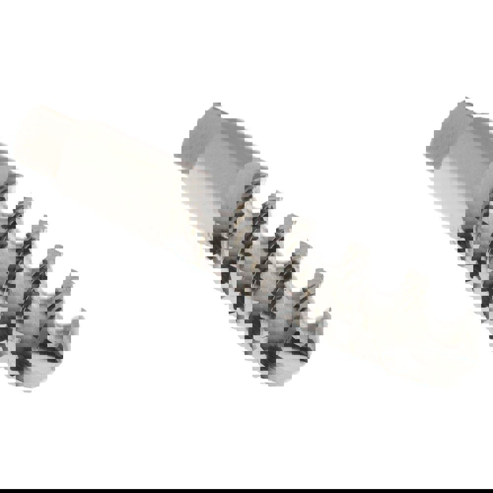 Spiral Flute Tap: M10x1.50 Metric Coarse, 3 Flutes, Plug, 6H Class of Fit, High Speed Steel