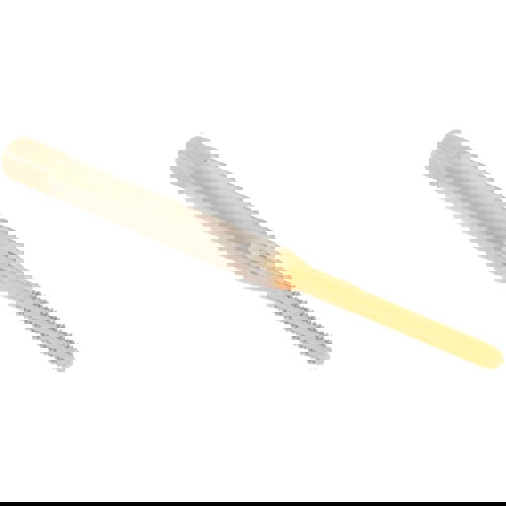 Straight Flute Tap: M2x0.40 Metric Coarse, 3 Flutes, Bottoming, 6H Class of Fit, High Speed Steel, TiN Coated