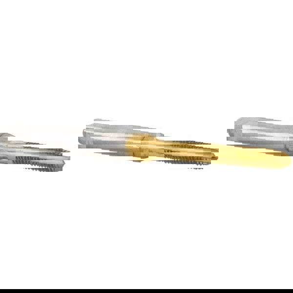 Straight Flute Tap: M2.5x0.45 Metric Coarse, 3 Flutes, Plug, 6H Class of Fit, High Speed Steel, TiN Coated