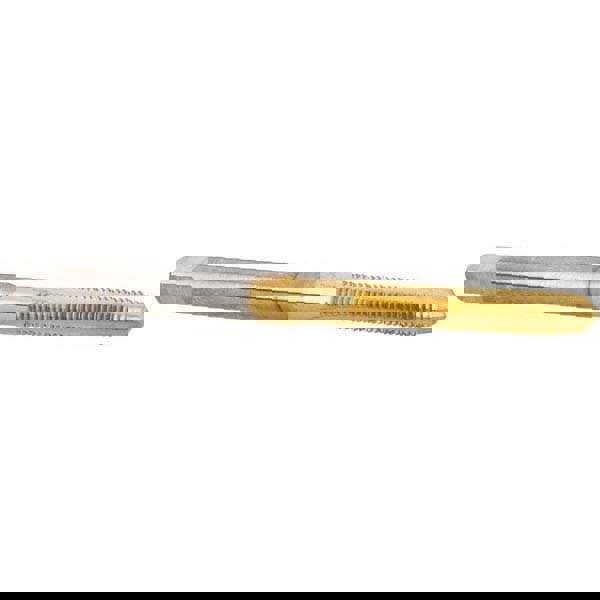 Straight Flute Tap: M3x0.50 Metric Coarse, 3 Flutes, Plug, 6H Class of Fit, High Speed Steel, TiN Coated