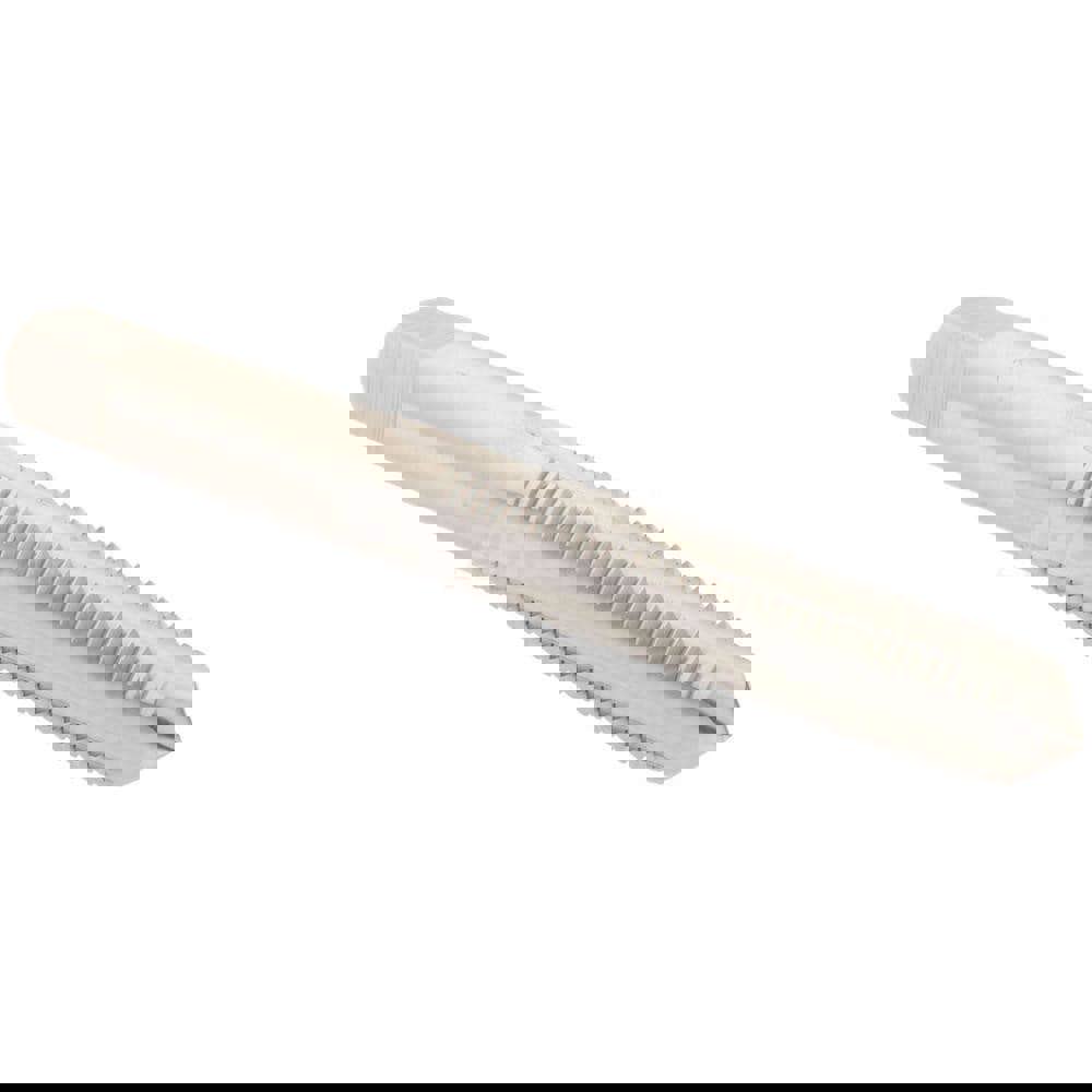 Straight Flute Tap: M8x1.00 Metric Fine, 4 Flutes, Plug, High Speed Steel, Bright/Uncoated