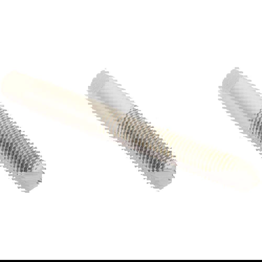 Spiral Point Tap: M8x1.00 Metric Fine, 2 Flutes, Plug, High Speed Steel, Bright Finish