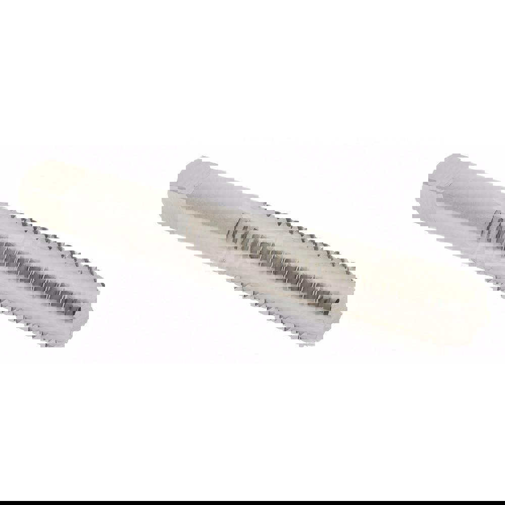 Straight Flute Tap: M10x1.50 Metric Coarse, 4 Flutes, Bottoming, 6H Class of Fit, High Speed Steel, Bright/Uncoated