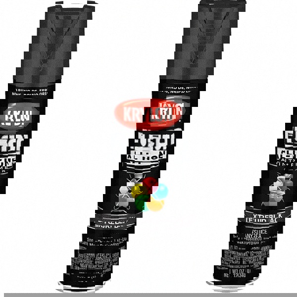 Acrylic Enamel Spray Paint: Black, Textu