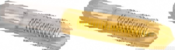 Spiral Point Tap: M10x1.25 Metric Fine, 3 Flutes, Plug, High Speed Steel, TiN Coated