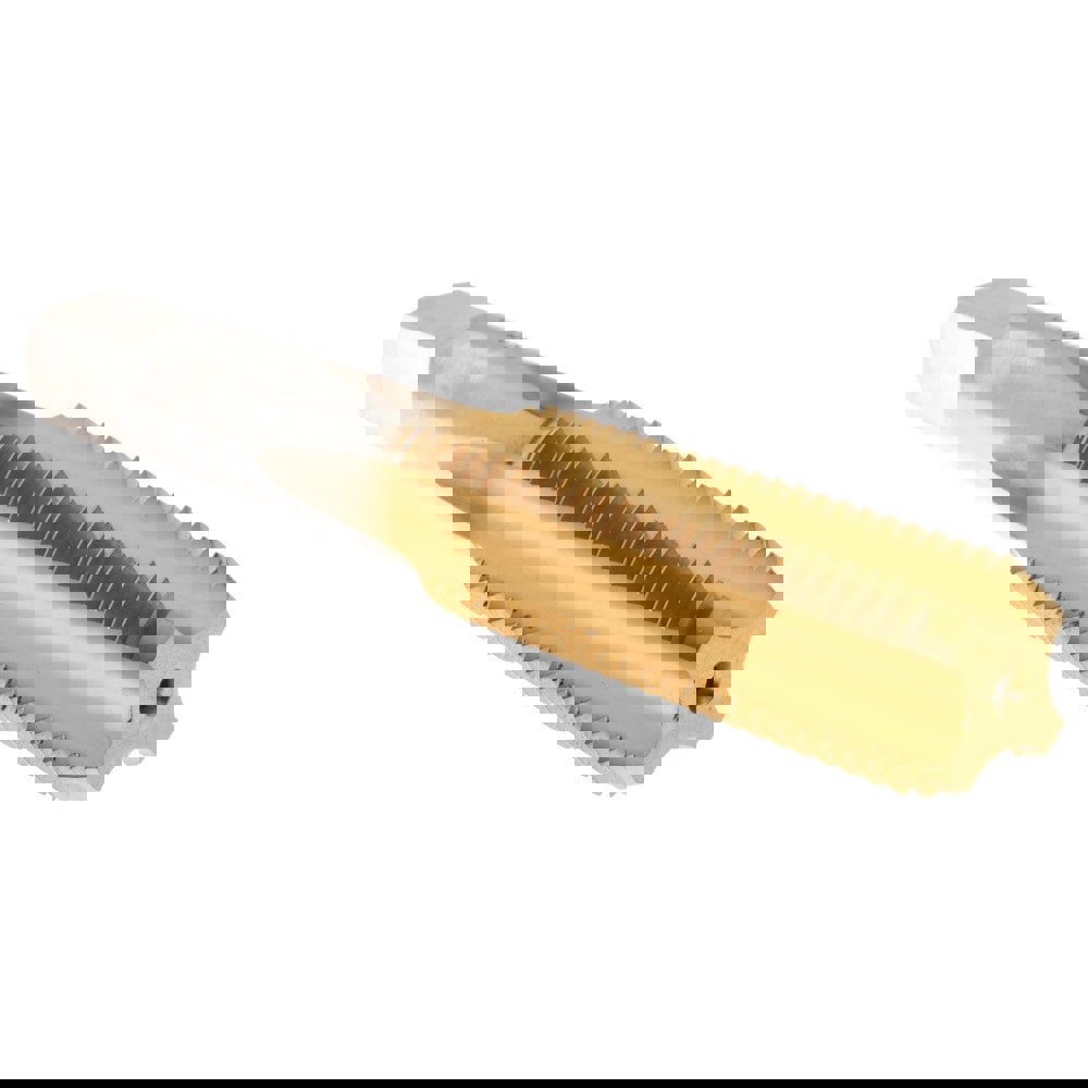 Straight Flute Tap: M16x2.00 Metric Coarse, 4 Flutes, Bottoming, 6H Class of Fit, High Speed Steel, TiN Coated