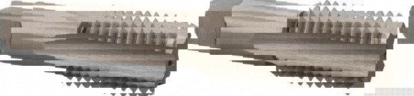 Straight Flutes Tap: Metric Coarse, 4 Flutes, Bottoming, High Speed Steel, Bright/Uncoated