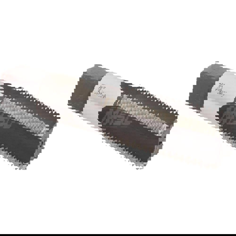 Straight Flutes Tap: Metric Coarse, 4 Flutes, Bottoming, 6H, High Speed Steel, Bright/Uncoated