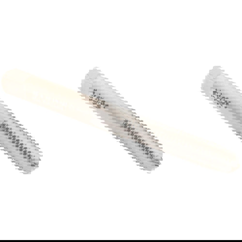 Straight Flute Tap: M6x1.00 Metric Coarse, 4 Flutes, Plug, 6H Class of Fit, High Speed Steel, Bright/Uncoated