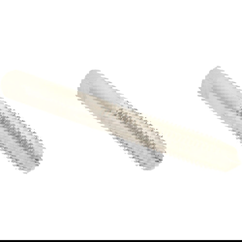 Straight Flute Tap: M8x1.25 Metric Coarse, 4 Flutes, Plug, 6H Class of Fit, High Speed Steel, Bright/Uncoated