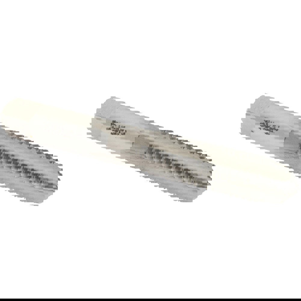 Straight Flute Tap: M10x1.50 Metric Coarse, 4 Flutes, Plug, 6H Class of Fit, High Speed Steel, Bright/Uncoated