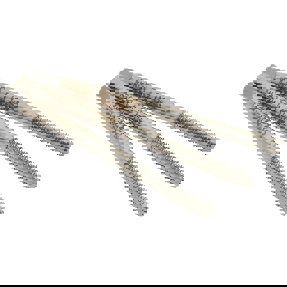 M3x0.50 Metric Coarse, 3 Flute, Bottoming, Plug & Taper, Bright Finish, High Speed Steel Tap Set