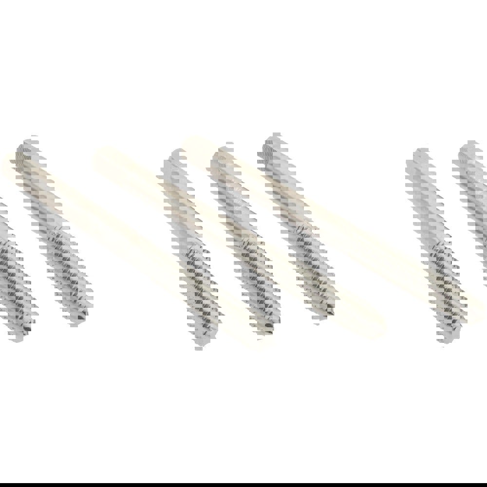 Tap Set: Metric Coarse, 4 Flute, High Speed Steel, Bright Finish