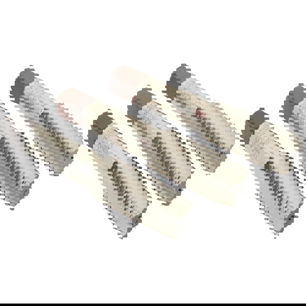 Tap Set: Metric Coarse, 4 Flute, High Speed Steel, Bright Finish