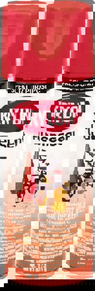 Enamel Spray Paint: Red Orange, Gloss, 16 oz