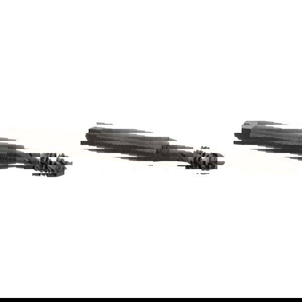 Spiral Flute Tap: #4-40, UNC, 2 Flute, Plug, 2B & 3B Class of Fit, High Speed Steel, Bright/Uncoated