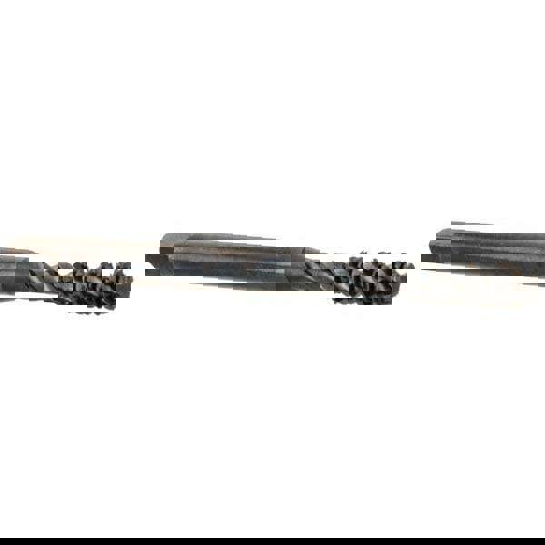 Spiral Flute Tap: #6-32 UNC, 3 Flutes, Bottoming, 2B Class of Fit, High Speed Steel, Oxide Coated