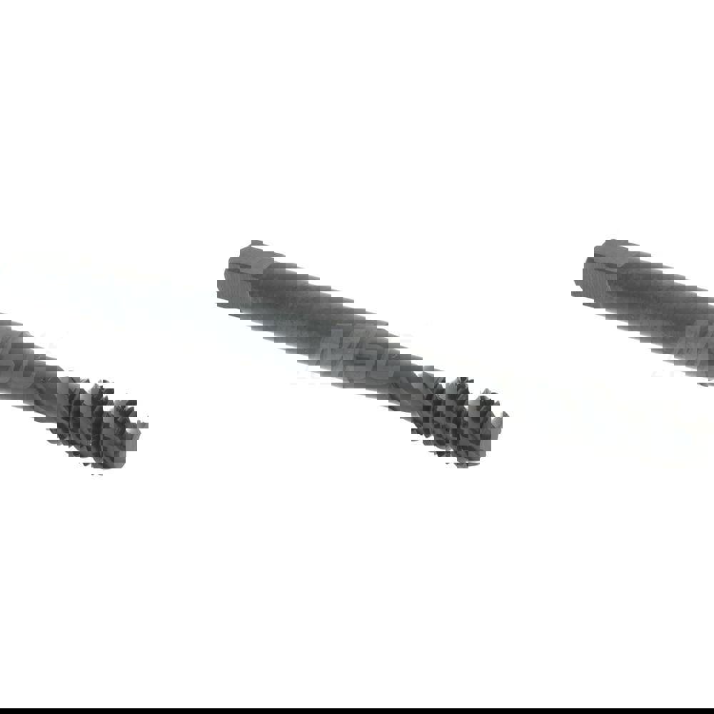 Spiral Flute Tap: #8-32 UNC, 3 Flutes, Bottoming, 2B Class of Fit, High Speed Steel, Oxide Coated