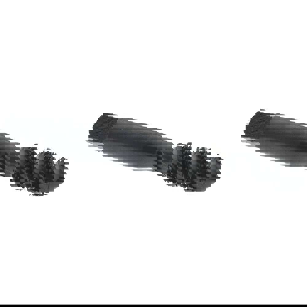 Spiral Flute Tap: 3/8-16 UNC, 3 Flutes, Plug, 3B Class of Fit, High Speed Steel, Oxide Coated