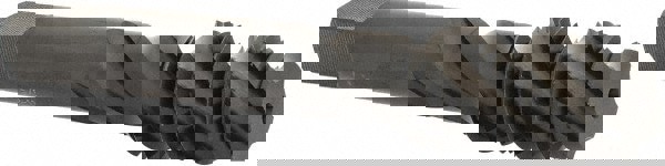 Spiral Flute Tap: 5/8-11, UNC, 4 Flute, Plug, 3B Class of Fit, High Speed Steel, Oxide Finish