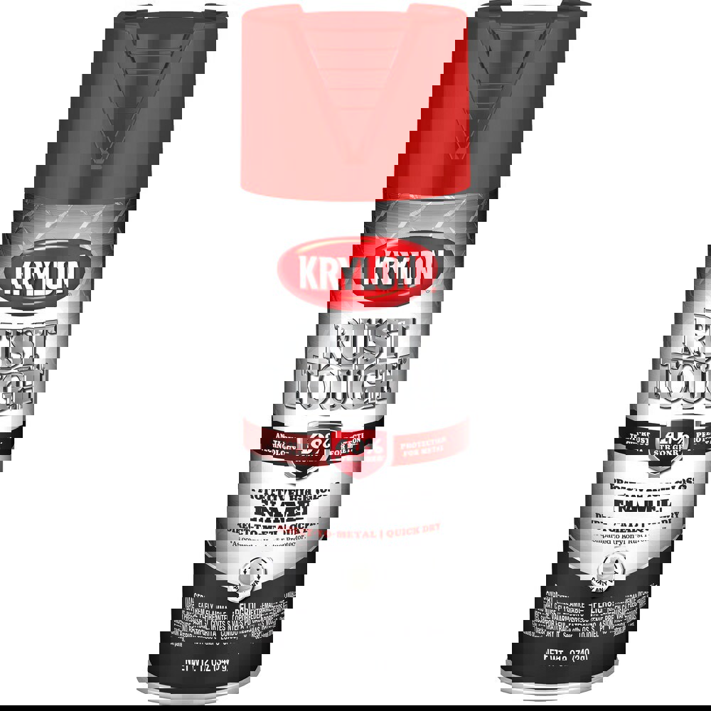 Spray Paints; Product Type: Rustproof Enamel ; Color: Safety Red ; Finish: Gloss ; Color Family: Red ; Container Size (oz.): 12.000 ; Application: Metal; Aluminum; Steel Surfaces