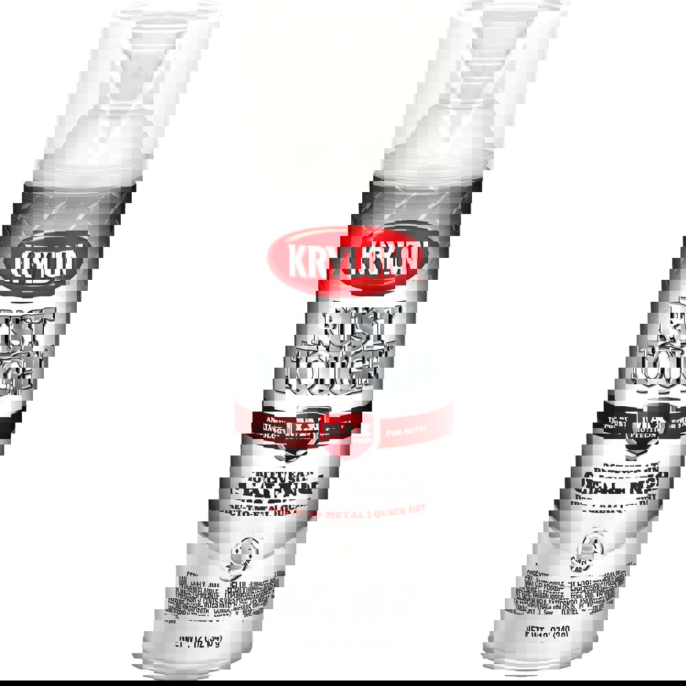 Spray Paints; Product Type: Rustproof Enamel ; Color: Crystal Clear ; Finish: Satin ; Color Family: Clear ; Container Size (oz.): 12.000 ; Application: Metal; Aluminum; Steel Surfaces