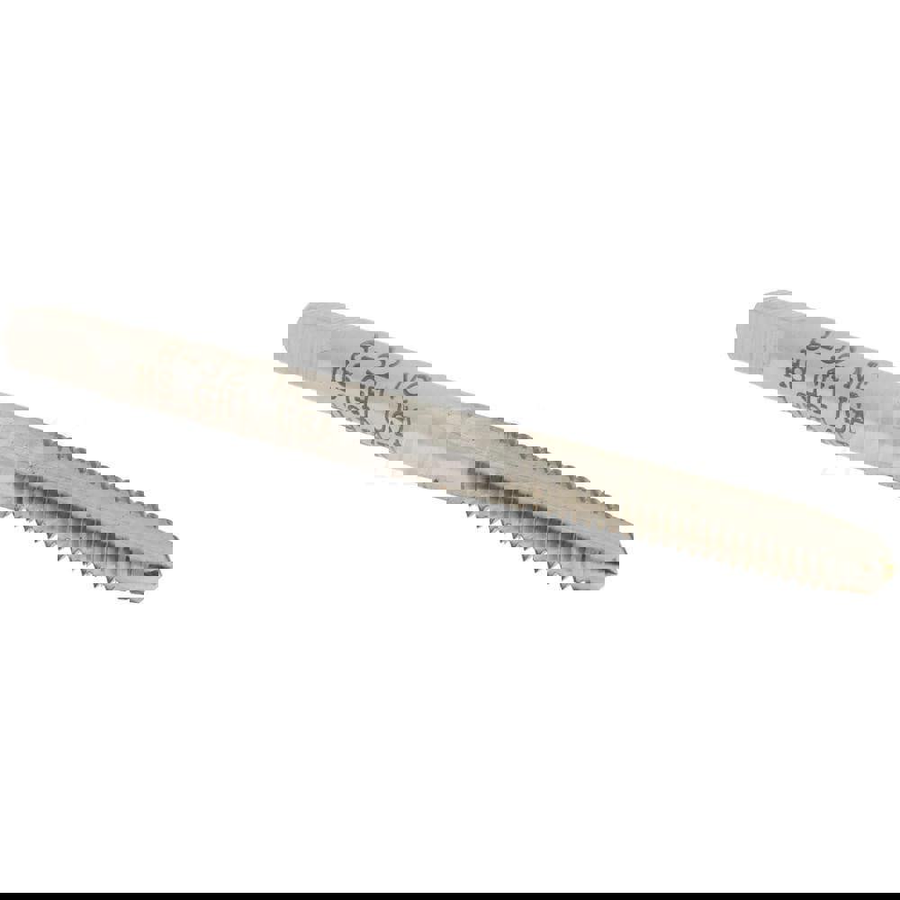 Straight Flute Tap: #8-32 UNC, 3 Flutes, Plug, High Speed Steel, Bright/Uncoated