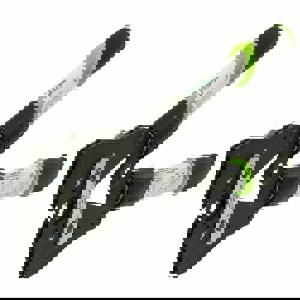 Crimpers; Handle Material: Steel w/Rubber Grip; Terminal Type: Connector; Features: Syncro Die Rotation For One-Handed Die Change; Locking Extendable Handles With Four Length Sizes; Engraved Crimp Groove Allows For Easy Verification The Connection Was Mad